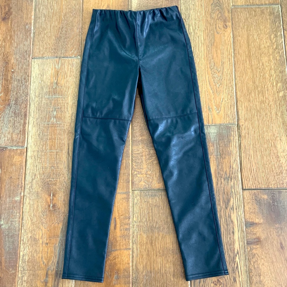 Black leather pants from H&M.
